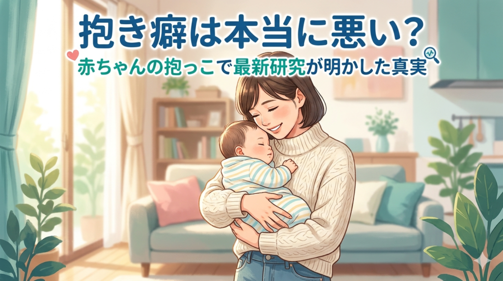 抱き癖は本当に悪い？ 赤ちゃんの抱っこで最新研究が明かした真実