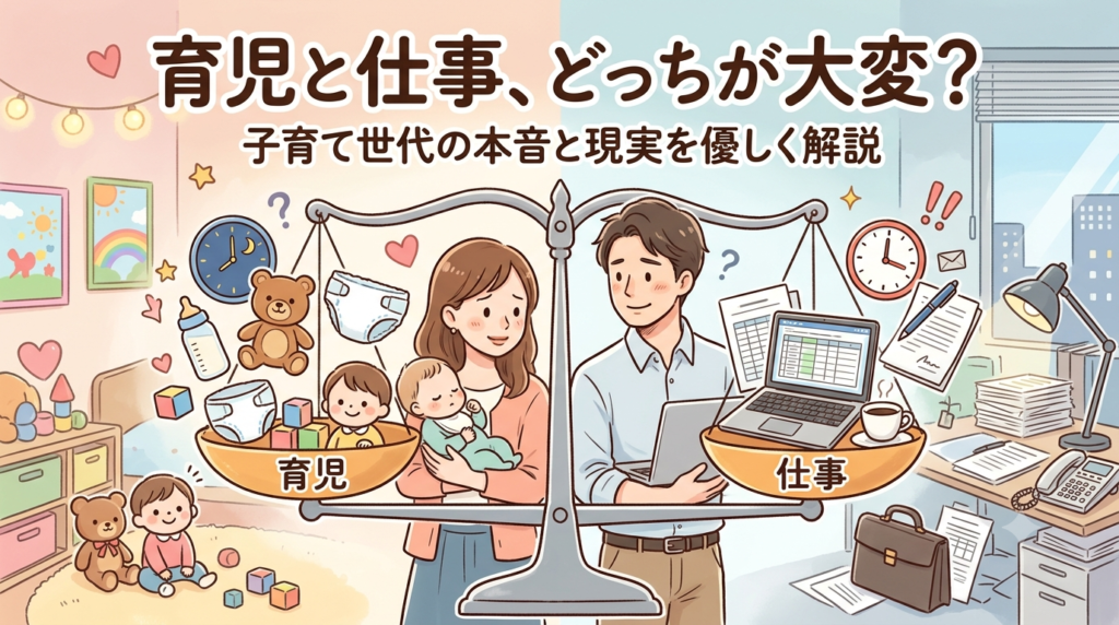 育児と仕事、どっちが大変？ 子育て世代の本音と現実を優しく解説