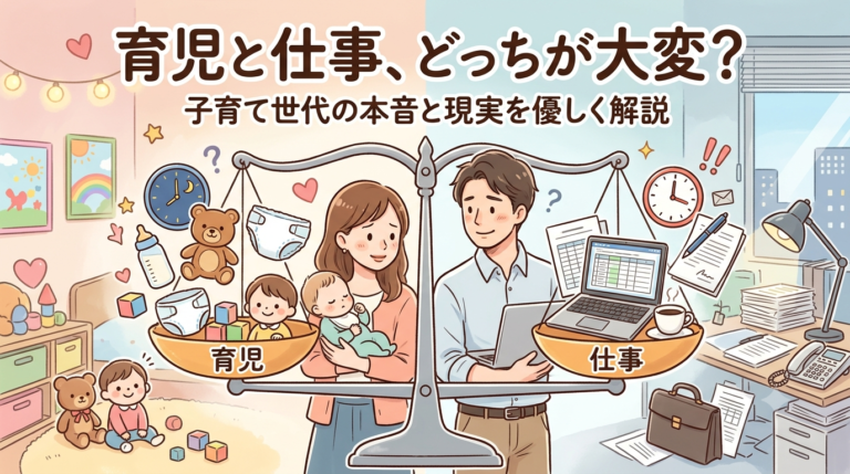 育児と仕事、どっちが大変？ 子育て世代の本音と現実を優しく解説